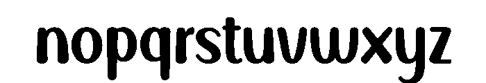 Lemon Clams Regular Font LOWERCASE