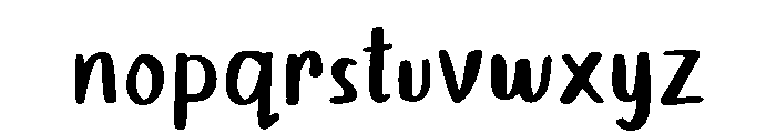 Lemon Cupcake Regular Font LOWERCASE