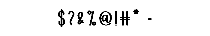Lemon Farmhouse Font OTHER CHARS