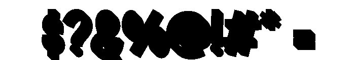 Lemon Garden Extrude Regular Font OTHER CHARS