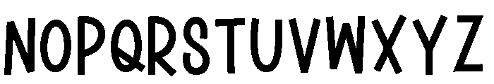 Lemon Garden Regular Font UPPERCASE