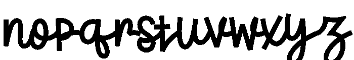 Lemon Garden Regular Font LOWERCASE