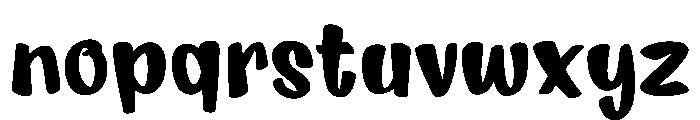 Lemon Mellow Font LOWERCASE