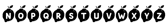 Lemon Mint Font UPPERCASE