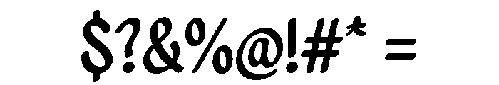 Lemon Pancake Regular Font OTHER CHARS
