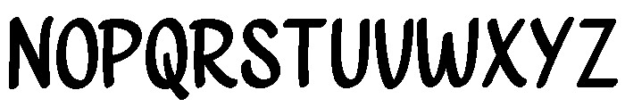 Lemon Pancake Regular Font UPPERCASE