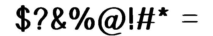 Lemon Papaya Font OTHER CHARS