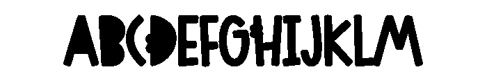 Lemon Precious CF Font UPPERCASE