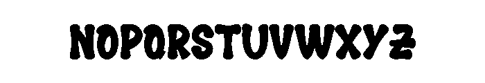 Lemonade Orange Font LOWERCASE