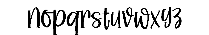 Lemones Font LOWERCASE