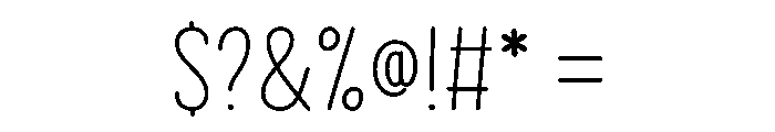 Lemonhoney Sans Font OTHER CHARS