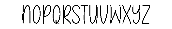 Lemonhoney Sans Font LOWERCASE