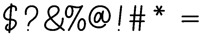 Lemonhoney Script Font OTHER CHARS