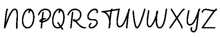Lemonhoney Script Font UPPERCASE