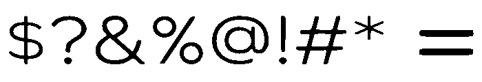 Lemora Font OTHER CHARS