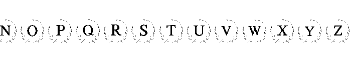 Lena Monogram Font LOWERCASE
