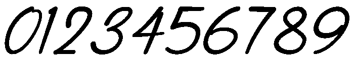 Lenttera Italic Font OTHER CHARS