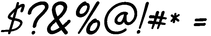 Lenttera Italic Font OTHER CHARS