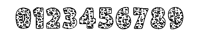 Leopard Bubble Font OTHER CHARS