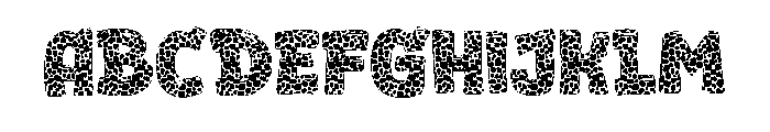 Leopard Font 3 Font UPPERCASE