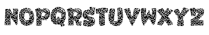 Leopard Font 3 Font UPPERCASE