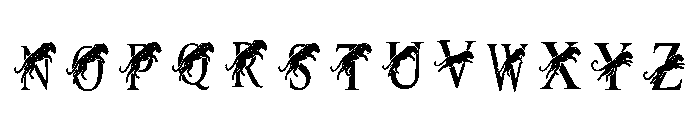 Leopard Leap Regular Font LOWERCASE