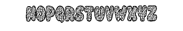 Leopard Print Font By S Regular Font UPPERCASE