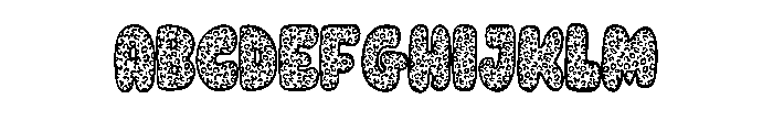 Leopard Print Font By S Regular FONT