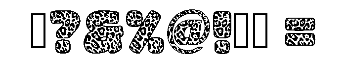 Leopard Regular Font OTHER CHARS