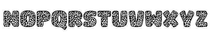 Leopard Regular Font LOWERCASE