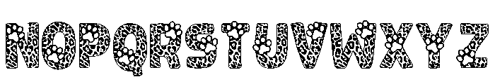 Leopard Style Regular Font LOWERCASE