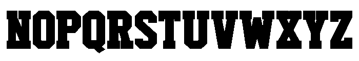 Leopard Varsity Pink Font UPPERCASE