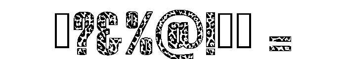 Leopard World Regular Font OTHER CHARS