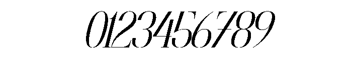 Lequano Italic Font OTHER CHARS