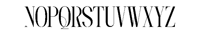 Lequano Font UPPERCASE