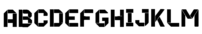 Leroy Regular Font UPPERCASE