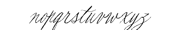 Les Bridgetise Italic Rough Font LOWERCASE