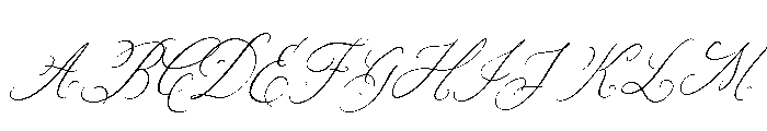 Les Bridgetise Italic Font UPPERCASE