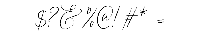 Les Bridgetise Regular Font OTHER CHARS