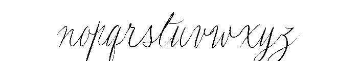 Les Bridgetise Regular Font LOWERCASE