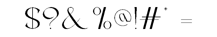 Leshila Font OTHER CHARS
