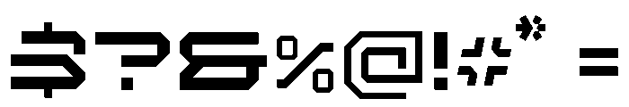 Letrial Extended Font OTHER CHARS