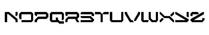 Letrial Extended Font LOWERCASE