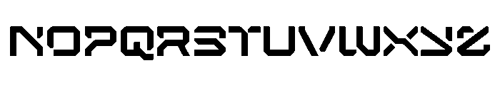 Letrial Wide Font LOWERCASE