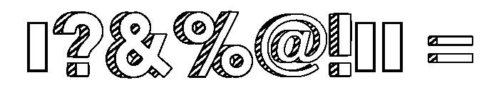 Letter Crafts Regular Font OTHER CHARS