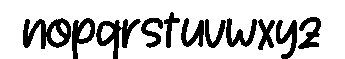 Letter Creative Font LOWERCASE