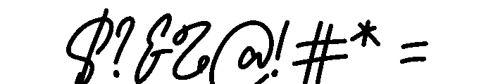 Letter Deni Font OTHER CHARS