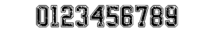 Letter Grunged Regular Font OTHER CHARS
