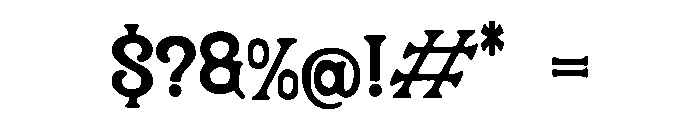 Letter_Mark Font OTHER CHARS