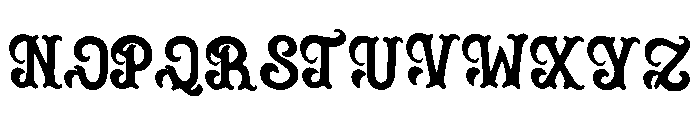 Letter_Mark Font UPPERCASE